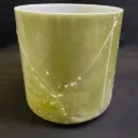 Green Aventurine Quartz Crystal Singing Bowl | 7" F Note | #1665