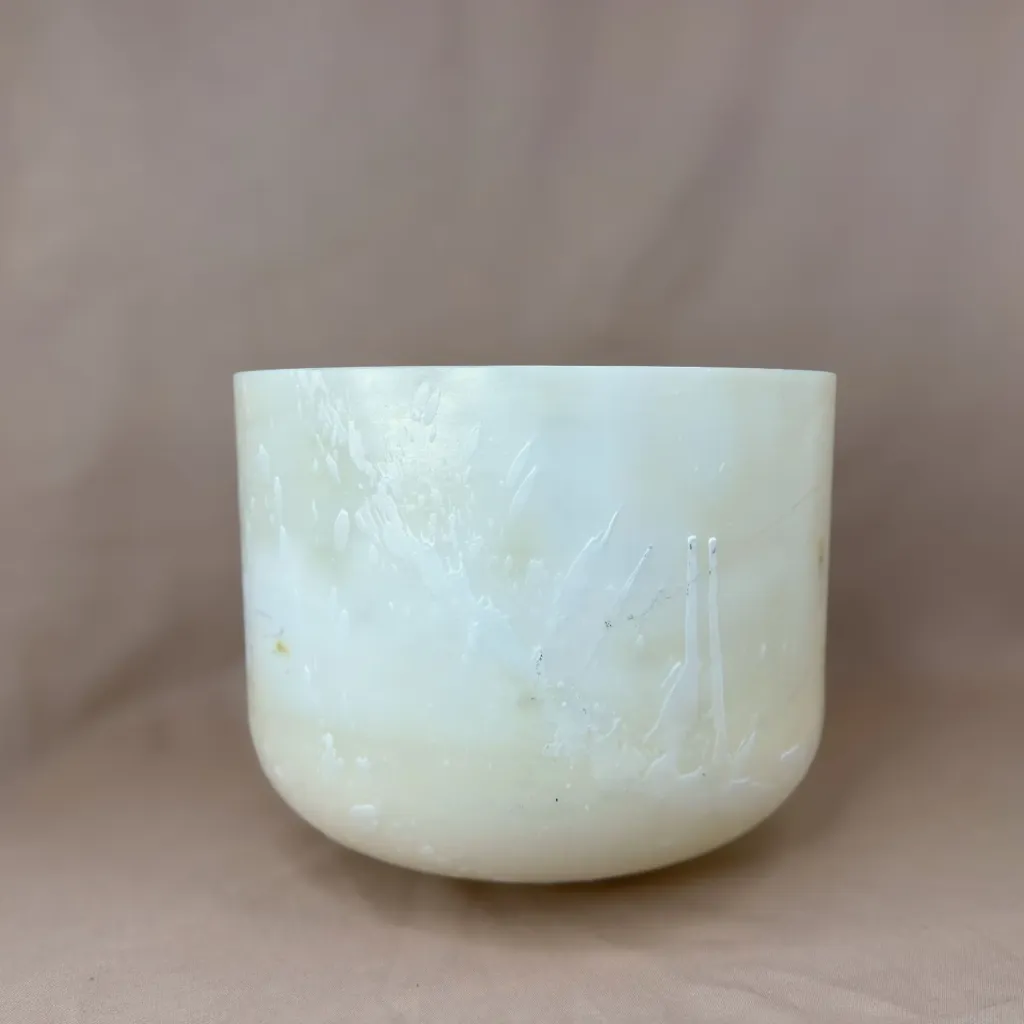 [2560] Devalite Quartz Crystal Singing Bowl | 10" G Note | #2560