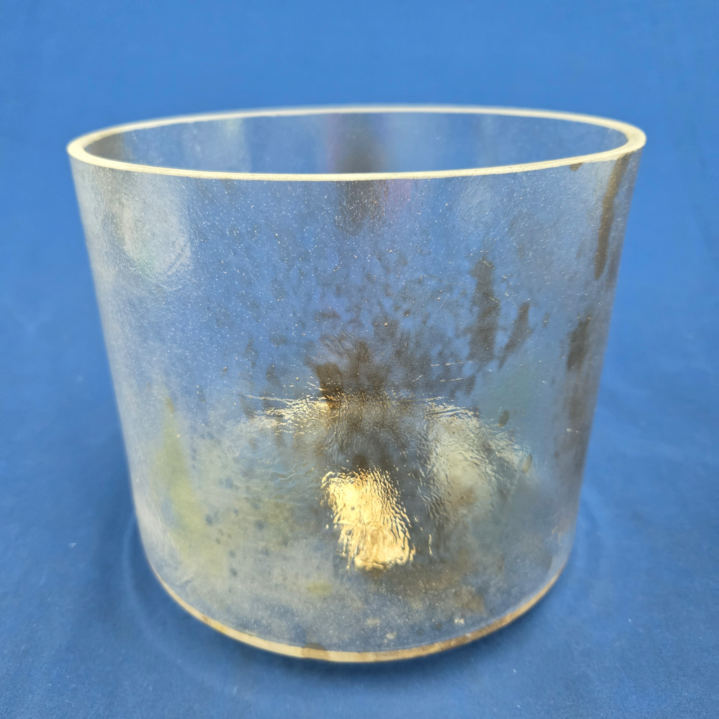 [#3078] Herkimer Diamond Infused Quartz Crystal Singing Bowl | 8" | 4A-20 | 434 Hz