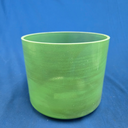 [#3090] Matcha Infused Quartz Crystal Singing Bowl | 8" | 4G#-13 | 412 Hz