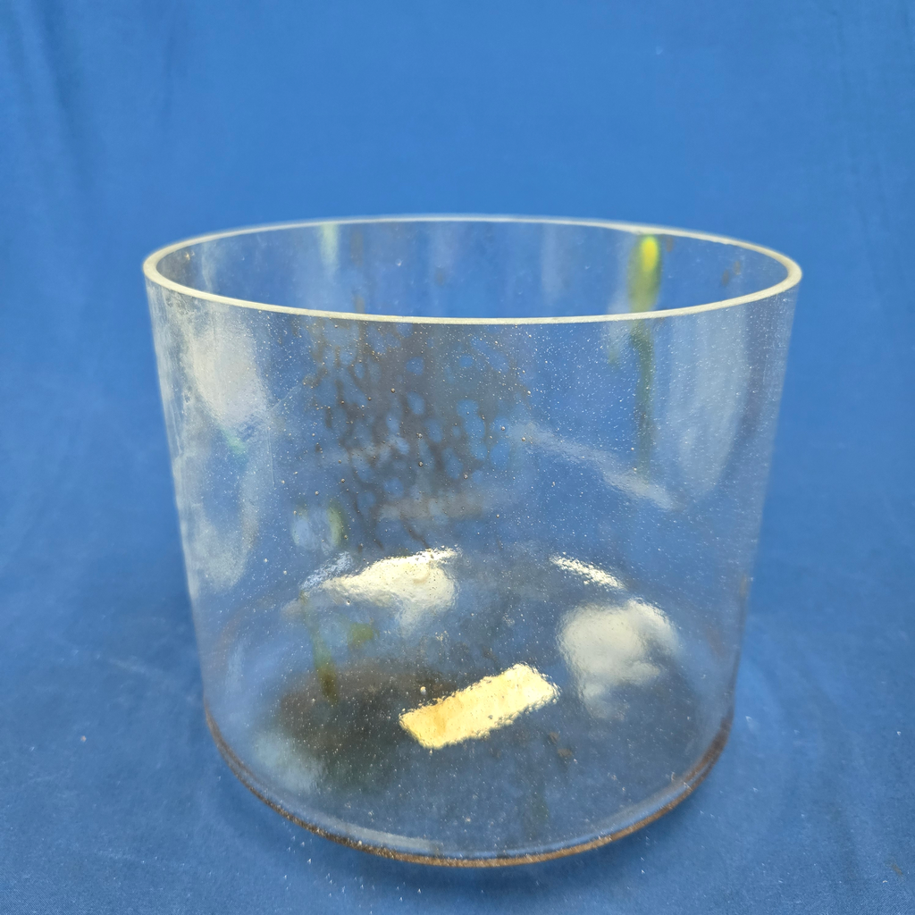[#3344] Herkimer Diamond Infused Quartz Crystal Singing Bowl | 9" | 3B+34 | 251 Hz