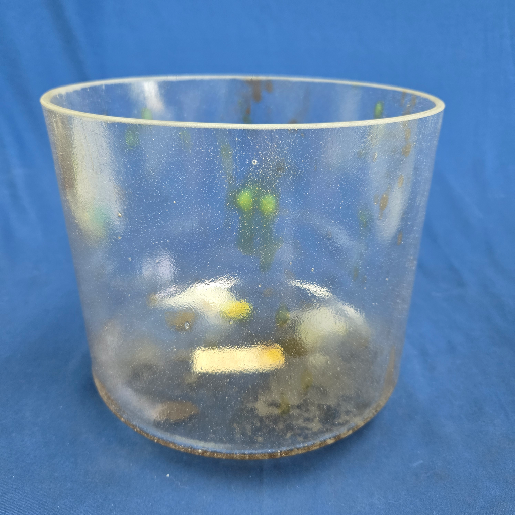 [#3345] Herkimer Diamond Infused Quartz Crystal Singing Bowl | 9" | 4C#+19 | 280 Hz
