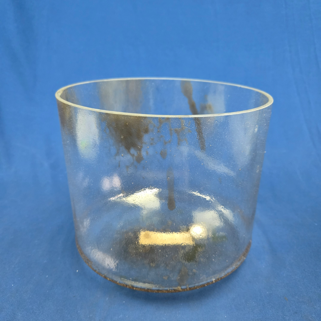 [#3346] Herkimer Diamond Infused Quartz Crystal Singing Bowl | 9" | 4C#-40 | 270 Hz