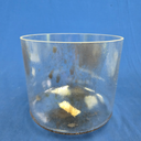 [#3348] Herkimer Diamond Infused Quartz Crystal Singing Bowl | 9" | 4C#-39 | 270 Hz