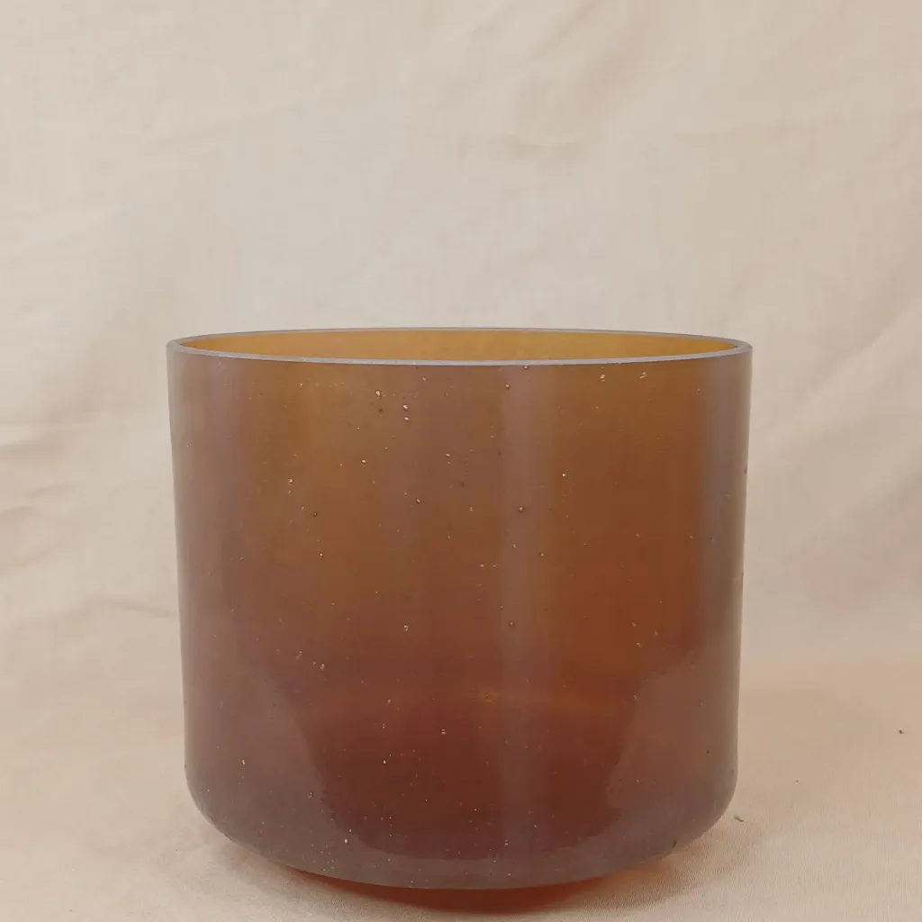 [274] Opaque Quartz Crystal Singing Bowl | 8" F# Note | A=432 Tuning | #274