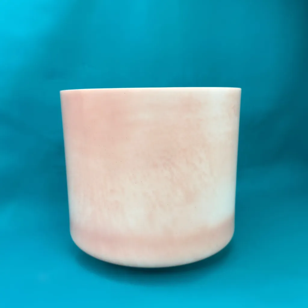 [300] Halite Quartz Crystal Singing Bowl | 8" D Note | #300