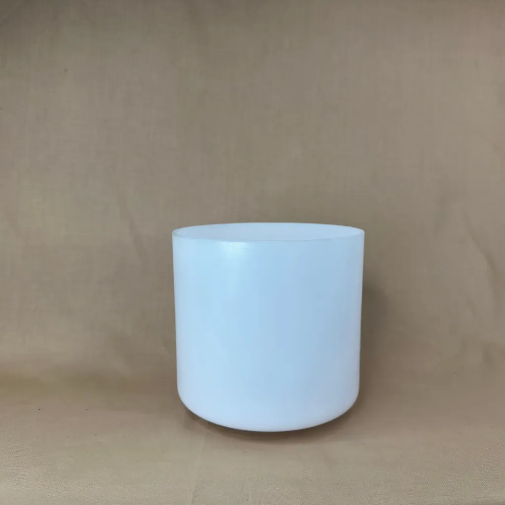 [625] Opaque Quartz Crystal Singing Bowl | 7" F# Note | C=528 Tuning | #625