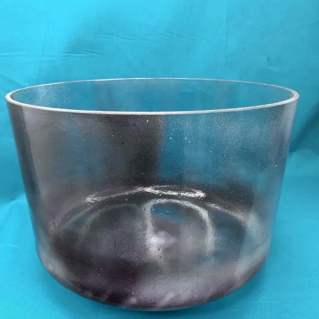 [790] Purpurite Quartz Crystal Singing Bowl | 9" B Note | #790
