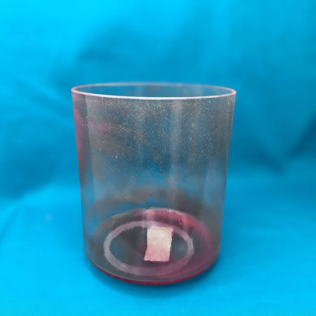 [868] Peach Garnet Quartz Crystal Singing Bowl | 6" G# Note | A=432 Tuning | #868