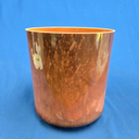 [#3371] Cappuccino Infused Quartz Crystal Singing Bowl | 9" | 3G#+25 | 210 Hz