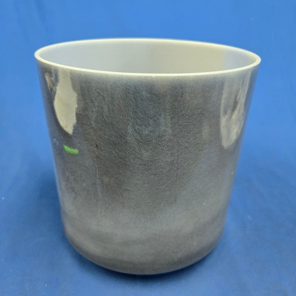 [#3385] Dumortierite Infused Quartz Crystal Singing Bowl | 9" | 3A#+13 | 234 Hz