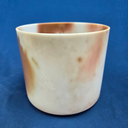 [#3488] Cacao & Rose Petal Infused Quartz Crystal Singing Bowl | 7" | 4G-3 | 391 Hz