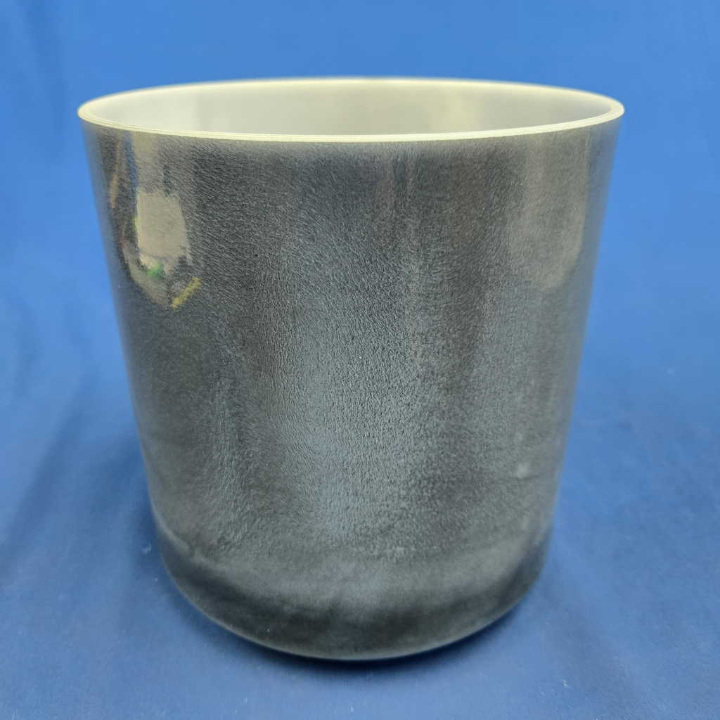 [3503] [#3503] Dumortierite Infused Quartz Crystal Singing Bowl | 7" | 4F#-24 | 364 Hz