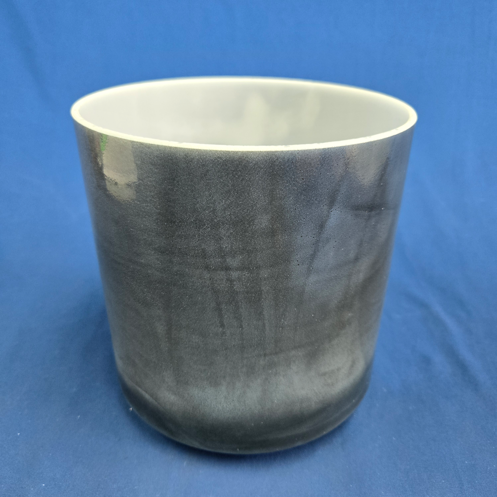 [#3508] Dumortierite Infused Quartz Crystal Singing Bowl | 7" | 4F+39 | 357 Hz