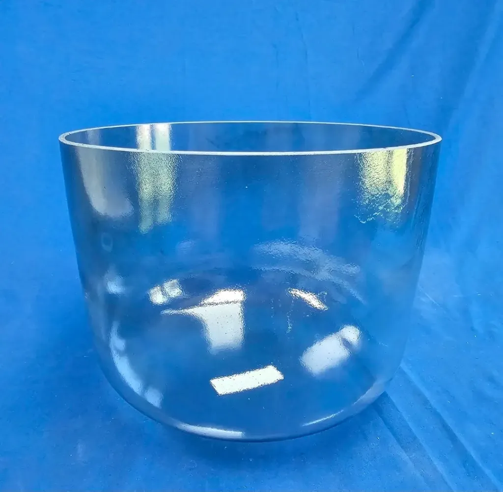 [#3544] Kornerupine Infused Quartz Crystal Singing Bowl | 12" | 3D-34 | 144 Hz