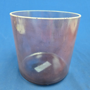 [#3614] Purpurite Infused Quartz Crystal Singing Bowl | 7" | 4F#-33 | 362 Hz