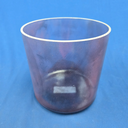 [#3619] Purpurite Infused Quartz Crystal Singing Bowl | 7" | 4F#-34 | 362 Hz
