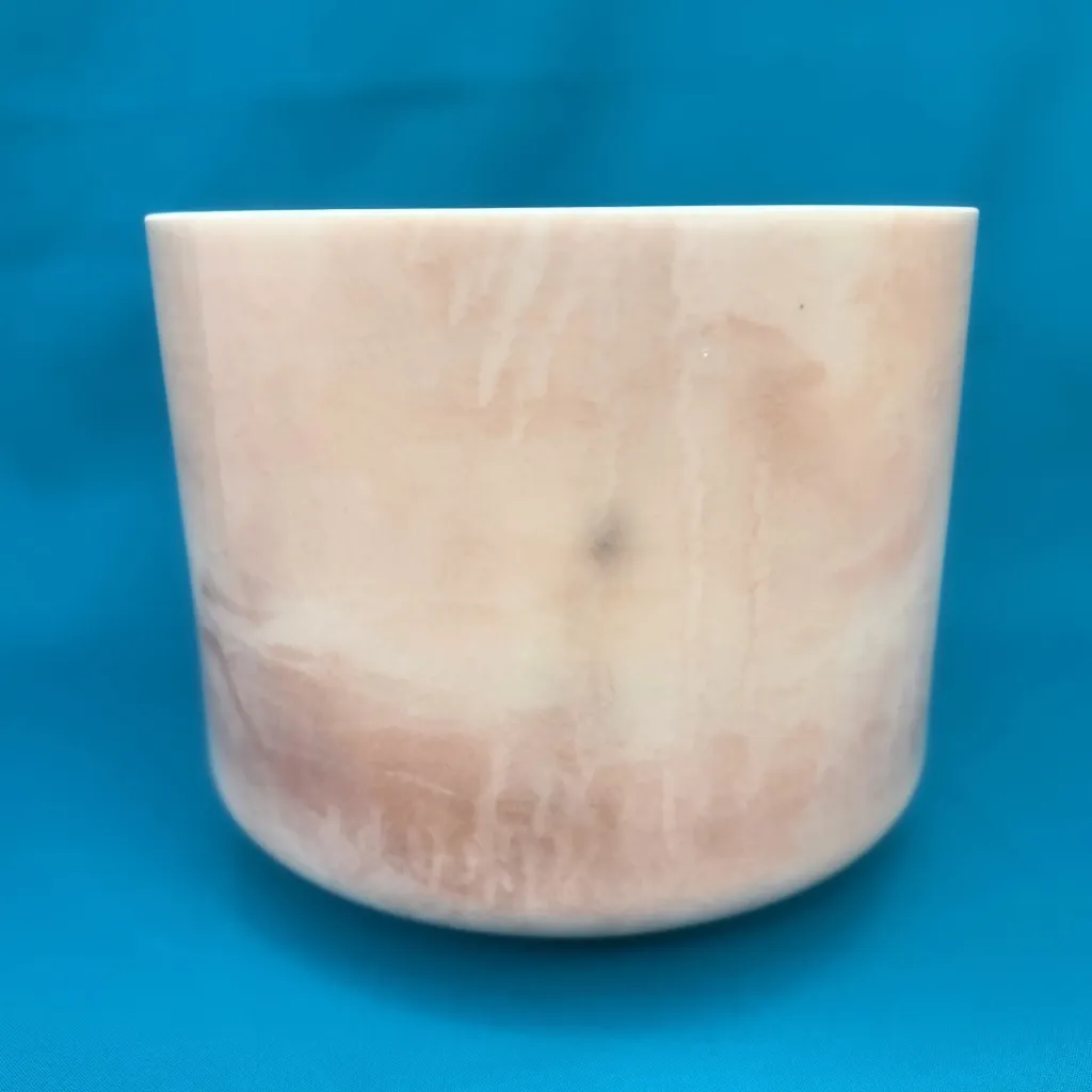 [1131] Amber Quartz Crystal Singing Bowl | 9" C Note | C=528 Tuning | #1131