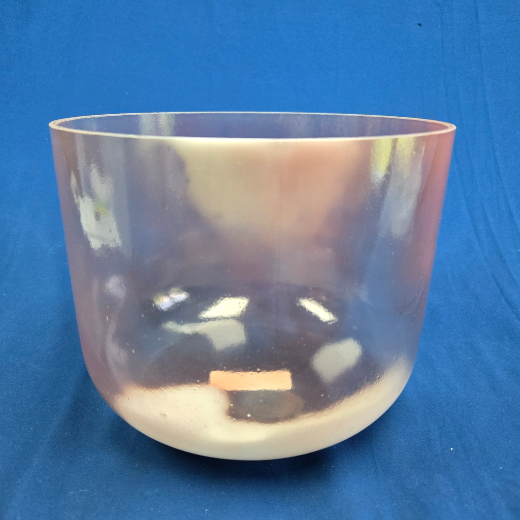 [#3690] Halite Infused Quartz Crystal Singing Bowl | 10" | 3G-8 | 195 Hz