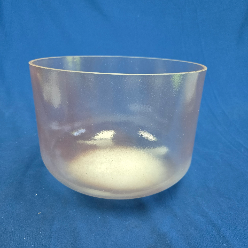 [#3691] Halite Infused Quartz Crystal Singing Bowl | 10" | 3A#+32 | 237 Hz