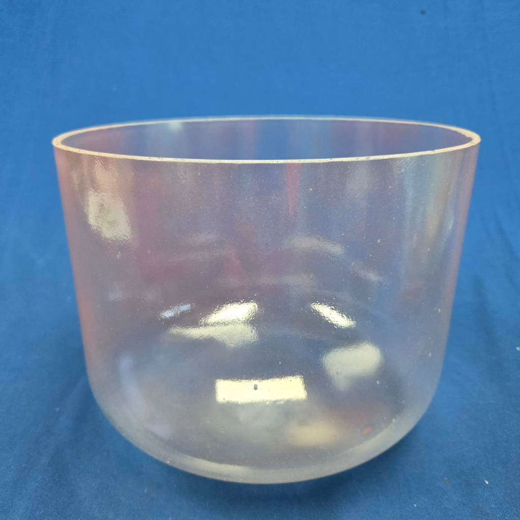 [#3693] Halite Infused Quartz Crystal Singing Bowl | 10" | 3A-5 | 219 Hz