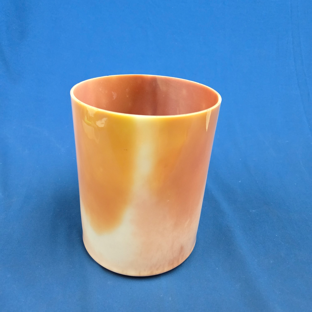 [3713] [#3713] Cacao & Rose Petal Infused Quartz Crystal Singing Bowl | 6" | 4D#-26 | 306 Hz