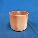 [#3723] Cacao & Rose Petal Infused Quartz Crystal Singing Bowl | 6" | 4D#-47 | 302 Hz