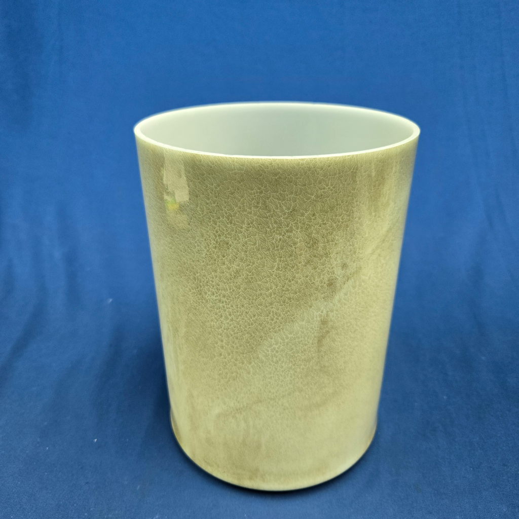 [#3751] Matcha Infused Quartz Crystal Singing Bowl | 6" | 4F-32 | 342 Hz