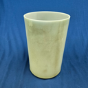 [#3755] Matcha Infused Quartz Crystal Singing Bowl | 6" | 4D#+35 | 317 Hz
