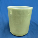 [#3756] Matcha Infused Quartz Crystal Singing Bowl | 6" | 4A+4 | 441 Hz