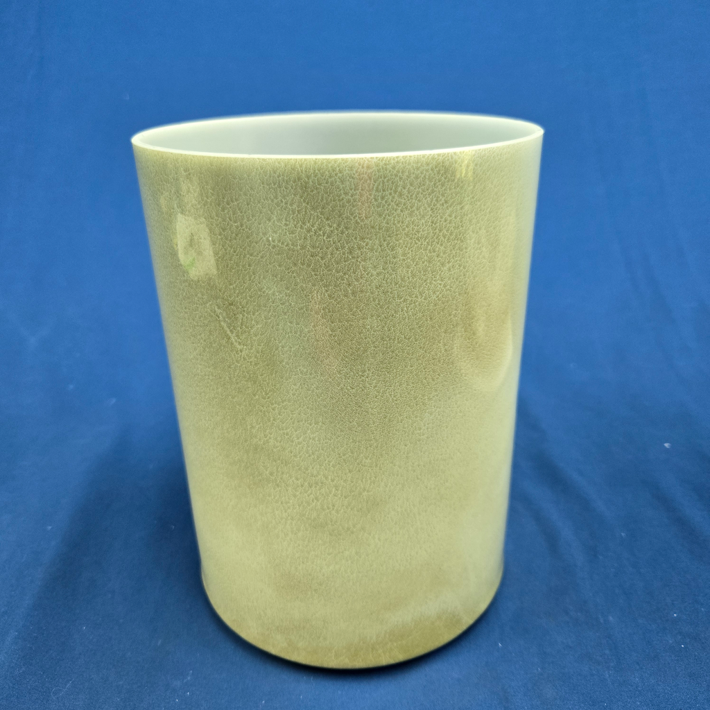 [#3757] Matcha Infused Quartz Crystal Singing Bowl | 6" | 4D#+28 | 316 Hz