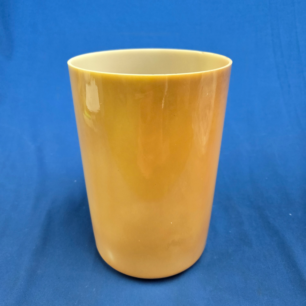 [3768] [#3768] Golden Honey Infused Quartz Crystal Singing Bowl | 6" | 4D+27 | 298 Hz