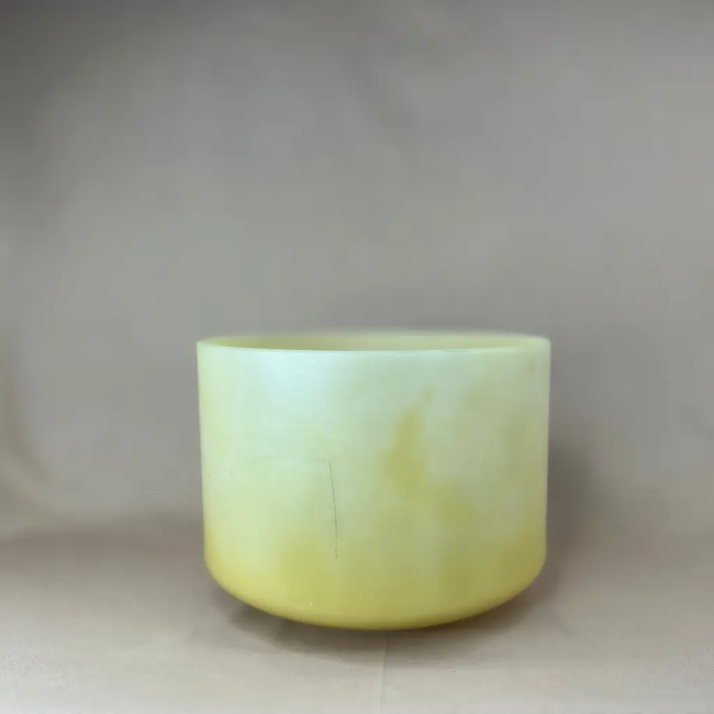 [1191] Pyrite Quartz Crystal Singing Bowl | 9" C Note | #1191