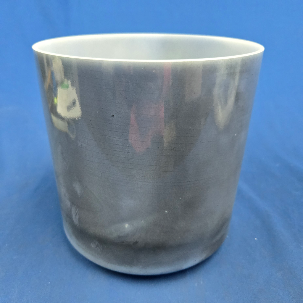 [3788] [#3788] Dumortierite Infused Quartz Crystal Singing Bowl | 8" | 4C#+18 | 280 Hz