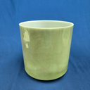 [#3795] Matcha Infused Quartz Crystal Singing Bowl | 8" | 4D-36 | 287 Hz