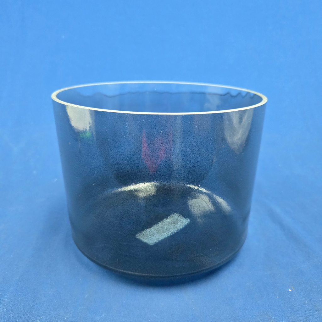 [#3805] Kornerupine Infused Quartz Crystal Singing Bowl | 8" | 4F-48 | 339 Hz