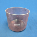 [#3827] Purpurite Infused Quartz Crystal Singing Bowl | 8" | 4D+6 | 294 Hz