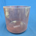 [#3831] Purpurite Infused Quartz Crystal Singing Bowl | 8" | 4D -38 | 287 Hz