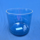 [#3838] Blue Sapphire Infused Quartz Crystal Singing Bowl | 8" | 4D#-44 | 303 Hz