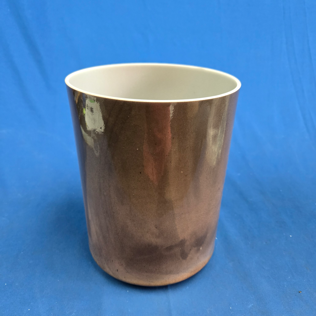 [3878] [3878] Cacao Infused Quartz Crystal Singing Bowl | 7" | 4D+14 | 296 Hz