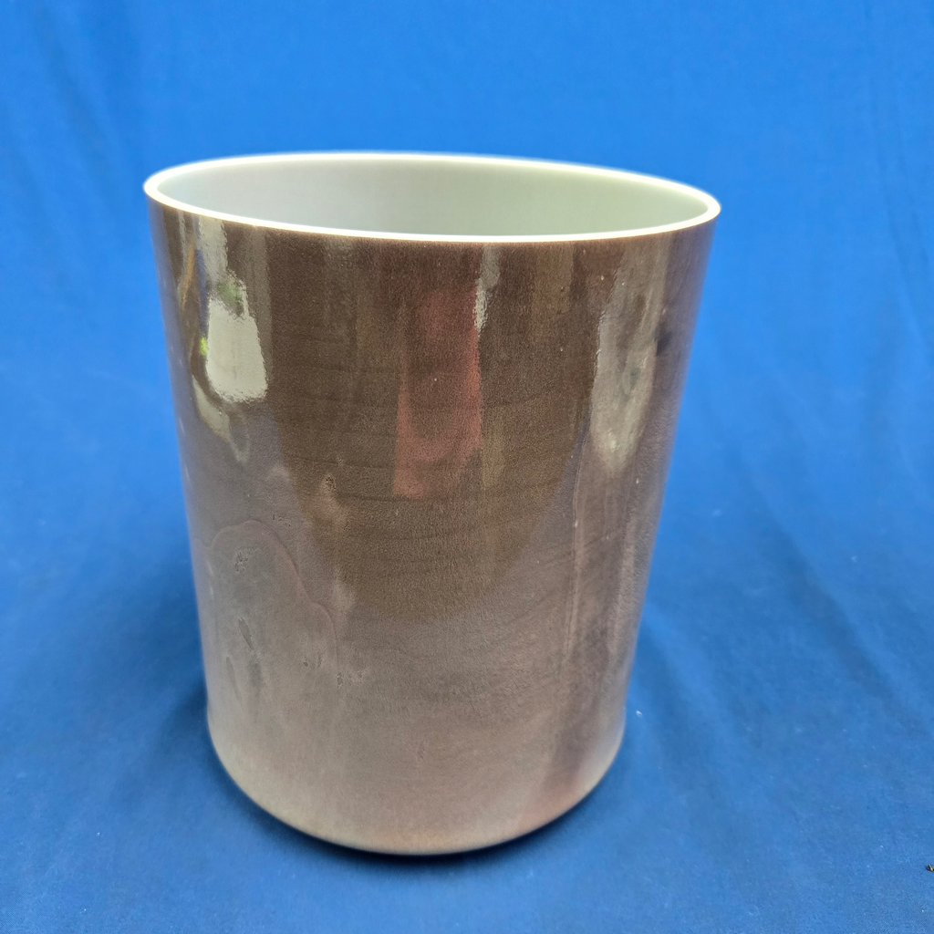 [3885] Cappuccino Infused Quartz Crystal Singing Bowl | 7" | 4D#-36 | 304 Hz