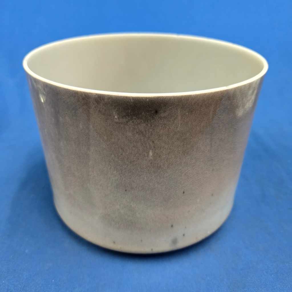 [3892] [3892] Cappuccino Infused Quartz Crystal Singing Bowl | 7" | 4D+6 | 295 Hz