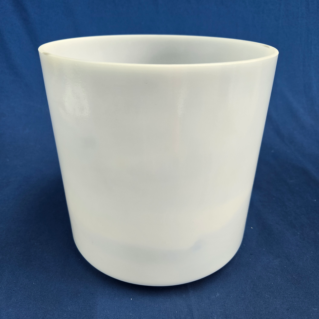 [3894] Moonstone Infused Quartz Crystal Singing Bowl | 7" | 4F#-25 | 364 Hz