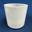 [3894] Moonstone Infused Quartz Crystal Singing Bowl | 7" | 4F#-25 | 364 Hz