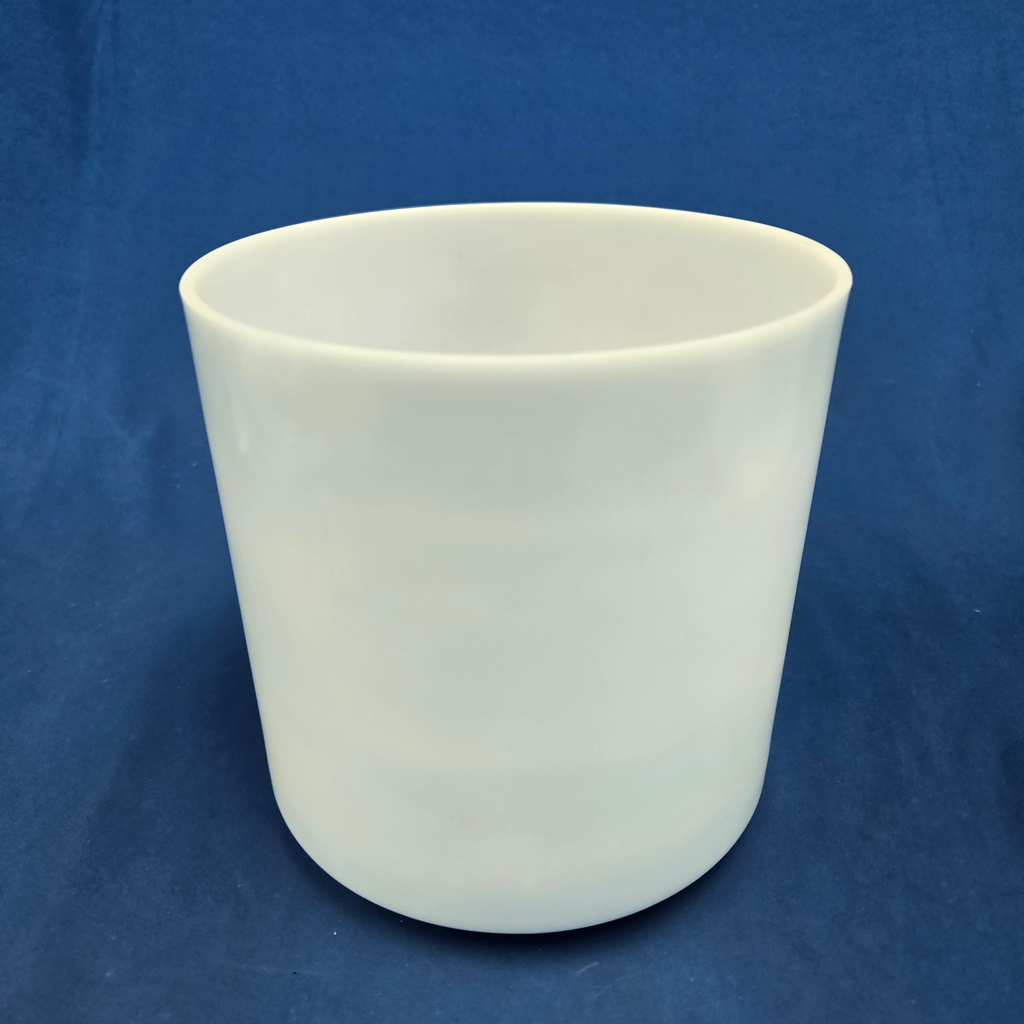 [3900] [3900] Moonstone Infused Quartz Crystal Singing Bowl | 7" | 4F+34 | 356 Hz