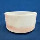 [3903] Rose Quartz Infused Quartz Crystal Singing Bowl | 7" | 4A#+30 | 474 Hz
