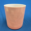 [3909] Rose Quartz Infused Quartz Crystal Singing Bowl | 7" | 4 F# -47 | 359 Hz