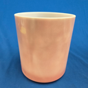 [3912] Rose Quartz Infused Quartz Crystal Singing Bowl | 7" | 4 F# +3 | 370 Hz