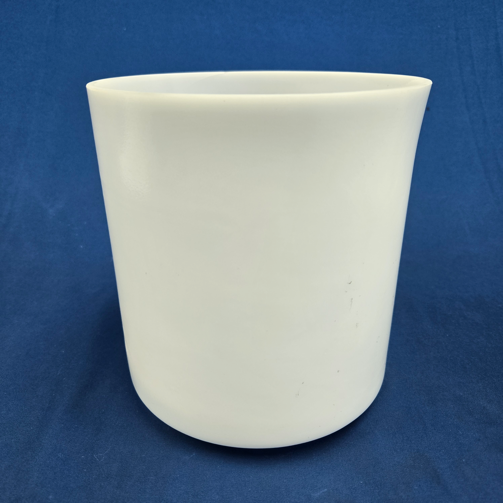 [3923] Moonstone Infused Quartz Crystal Singing Bowl | 7" | 4 G -4 | 391 Hz