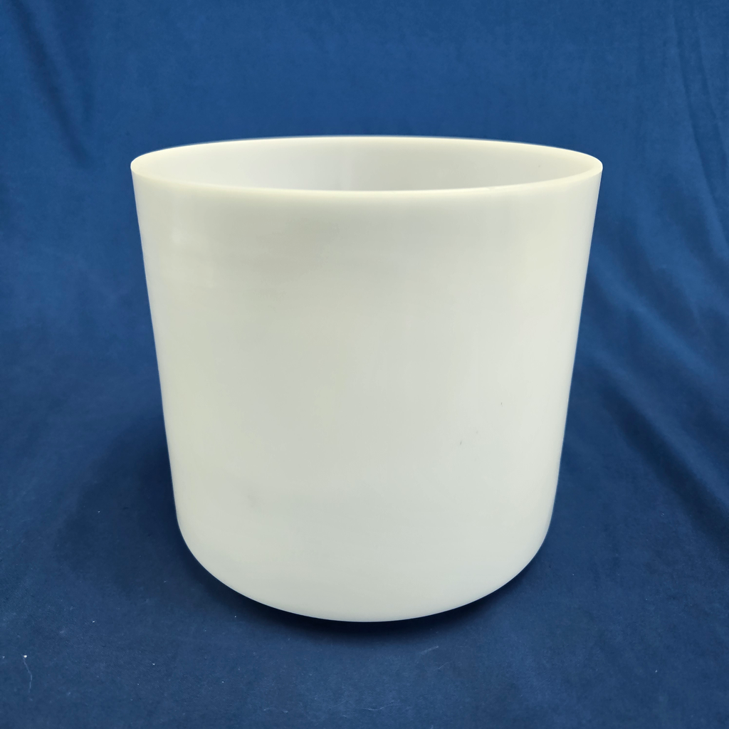 [3926] [3926] Moonstone Infused Quartz Crystal Singing Bowl | 7" | 4 F -17 | 345 Hz